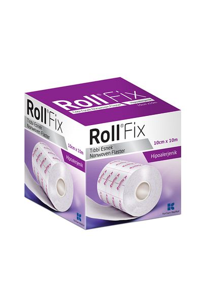 Roll FIX Hypoallergenic Flexible Fix Flaster 10cm X 10m - 2 Boxes