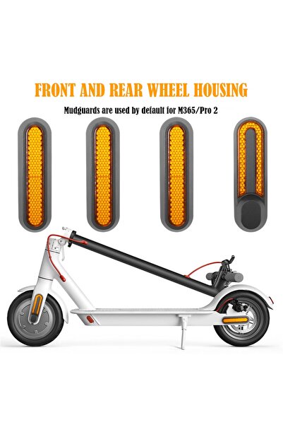 Genel Markalar Xiaomi M365 Elektrikli Scooter Reflektörlü Vida Kapağı Tam Set