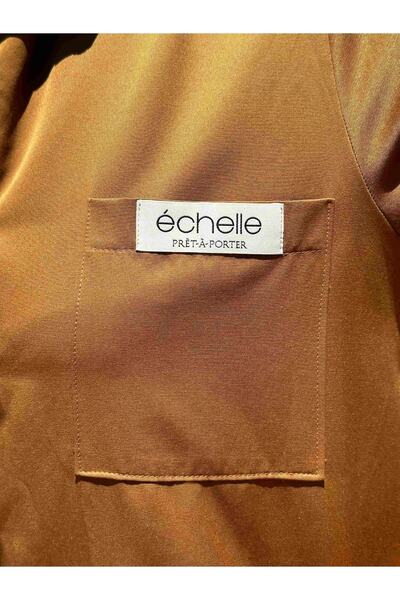 échelle “Terracotta” Saten Gömlek