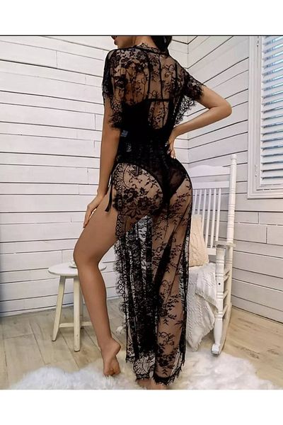 nuriçgiyim Pareo with Lace Detail