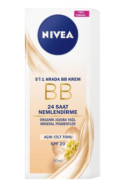 NIVEA 24 Hour Moisturization + Tone Adjustment Essentials Bb Cream 50 ml
