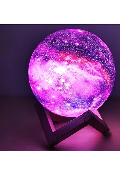 DEMPOWER Standlı Galaksi Gezegen Gece Lambası