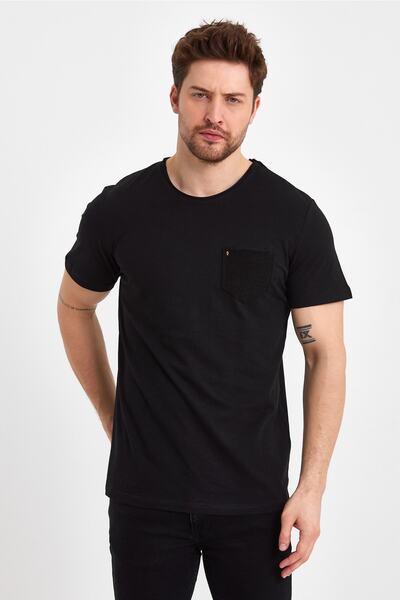 UOMOPARK Μπλουζάκι 2000 Ultra Fashion Flame με τσέπες και λεπτομέρεια κρανίου τσέπης