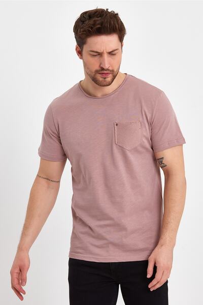 UOMOPARK Μπλουζάκι 2000 Ultra Fashion Flame με τσέπες και λεπτομέρεια κρανίου τσέπης