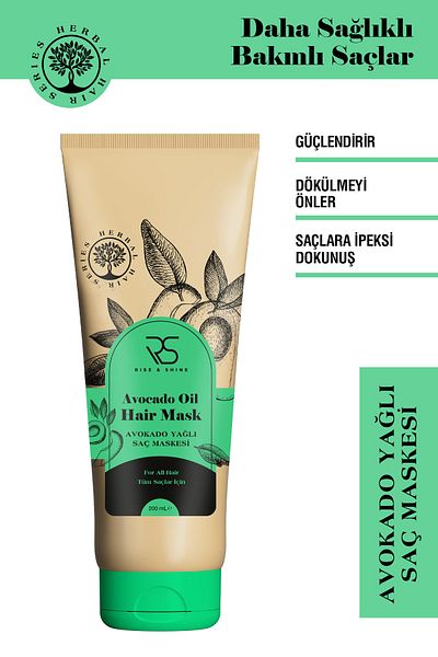 Rise & Shine Avocado Oil Hair Mask - 200 ML