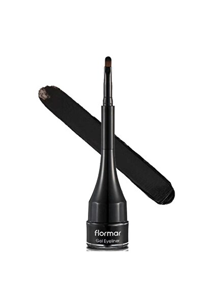 Flormar جل كحل أسود 01