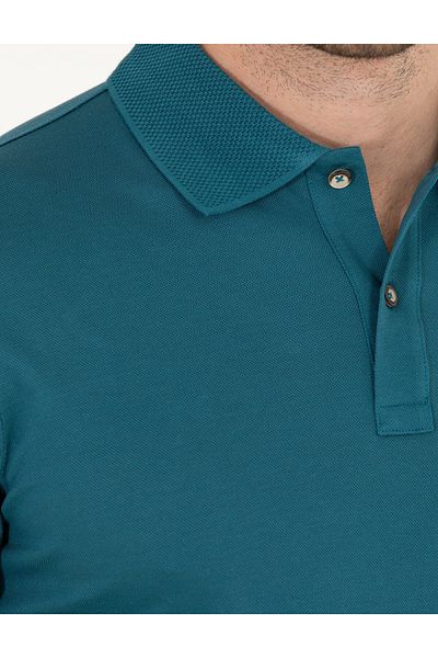 Pierre Cardin T-shirt PİERRE CARDIN ΥΦΑΝΤΟ ΣΜΑΡΑΓΔΙ ΠΡΑΣΙΝΟ