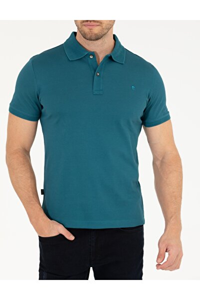 Pierre Cardin T-shirt PİERRE CARDIN ΥΦΑΝΤΟ ΣΜΑΡΑΓΔΙ ΠΡΑΣΙΝΟ