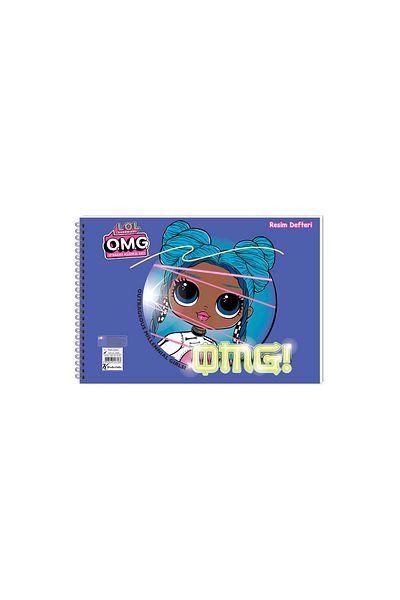 KESKİN COLOR Lol Omg Picture Notebook 17X25Cm 15 Sheets300115-79 (Mixed Color 1 Piece)