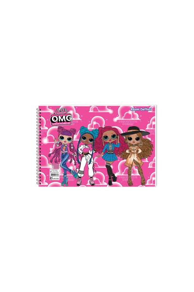 KESKİN COLOR Lol Omg Picture Notebook 17X25Cm 15 Sheets300115-79 (Mixed Color 1 Piece)