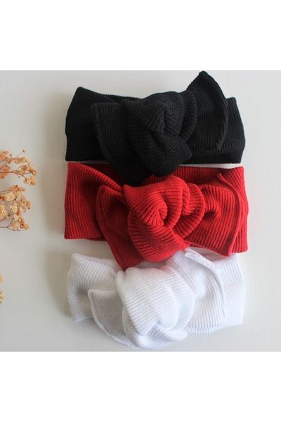 MinnieKids 3-Piece Rib Baby Bandana Set