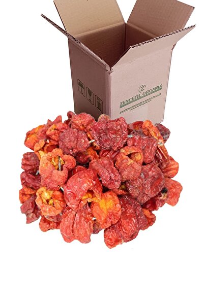 Zencefil Organik Dolmalık Biber Kurusu Antep Acı Biber Kurusu 1 Bağ 45-50 Ad....