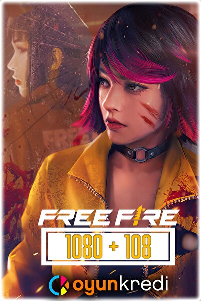 Garena Free Fire 1080+108 Diamond