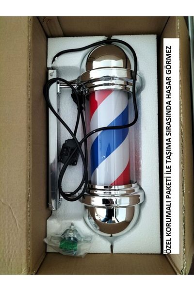 ALİN M317f Mini Dome Model Universal Barber Hairdresser Symbol (BARBER POLE)