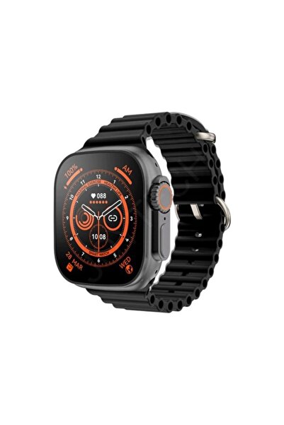 HappyCase T800 Ultra Süper Amoled Wifi Şarj Akıllı Saat Arama Konuşma Bildiri...