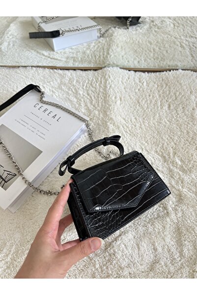 Paradise SİYAH ZİNCİR ASKILI ZARF ÇANTA