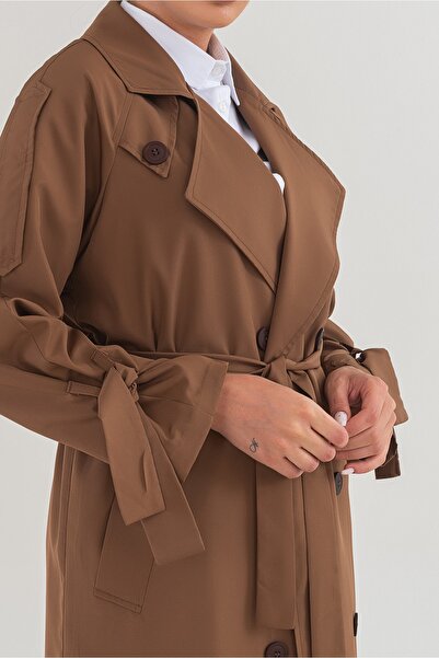 SahraAfra Nidal Trench Coat