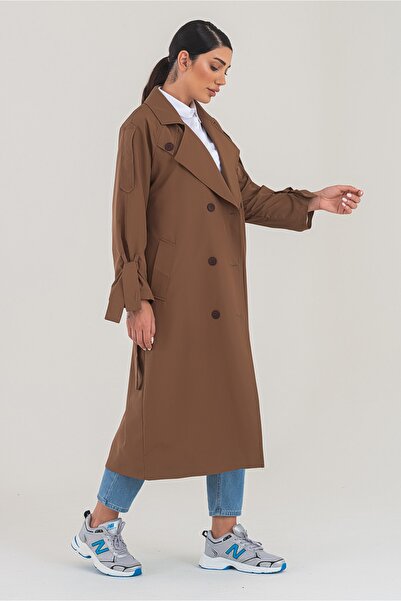 SahraAfra Nidal Trench Coat