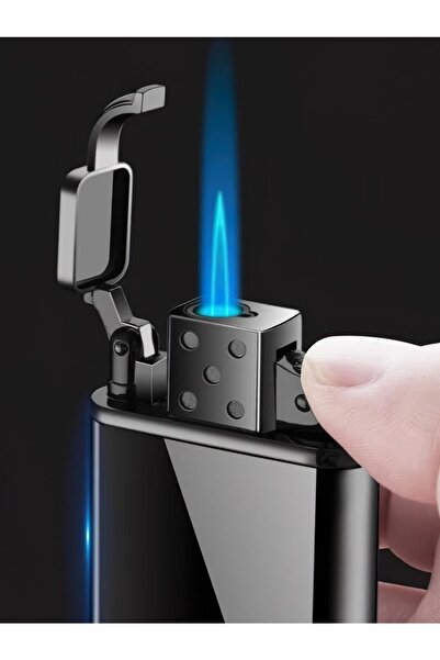 AVİPOLES Gazlı Lüx Çakmak Rüzgarda Sönmez Metal Gövde Şık Tasarım