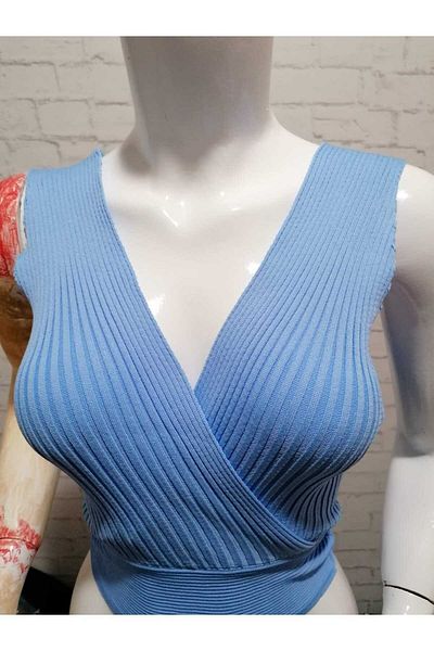 anne moda ankara Guler dublu, tricotaje de prima calitate tricotate 50% bumbac 50% acril, crop/ body