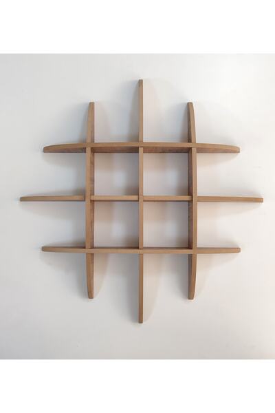 varje Kitaplık Yuvarlak Duvara Monte Raf Dekoratif Modern