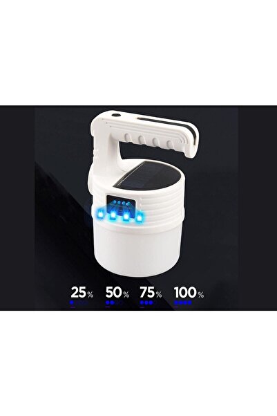 easytekno P-300w 10modlu Güneş Enerjili Solar Aydınlatma Kamp Çadır Lambası A...