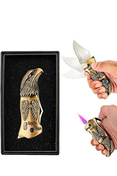 Genel Markalar Genel Markalar Kartal Figürlü Çakı Çakmak Modeli B004