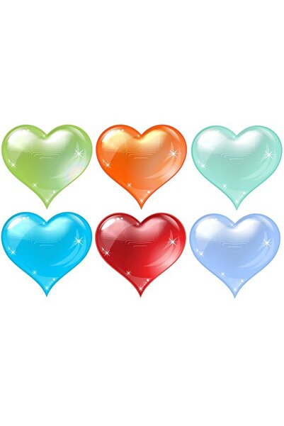 TELLGRAF Heart Sticker Set (2x2 cm 60 pieces)