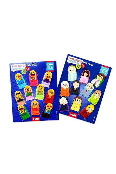 Tox 2 Set - 20 Pieces Tox Emojis and Family Members Finger Puppet T106 T751