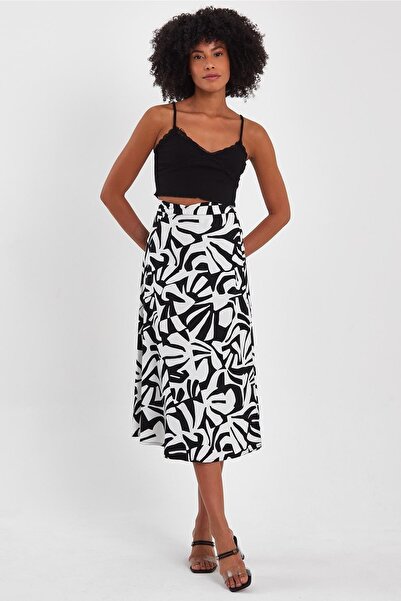 ALEXANDERGARDI Fustă LUNGĂ LARGA cu MODEL (B23-0023)