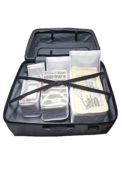 winbox 6-Piece Maternity Hospital Exit Bag Organizer Gray Striped