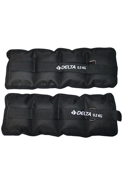 Delta 0,5 kg x 2 buc. Total 1 kg Set de greutăți pentru întărirea mușchilor încheieturii mâinii, piciorului, pungă de nisip