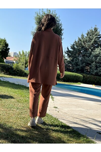 two in sis Ayrobin Set Hijab Set Linen Look Hijab Set