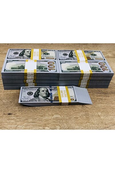 Axe Tools 3 Deste Geçersiz 100 Dolar Şaka Düğün Parası Tam 300 Adet