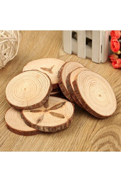 OSKARYUM شريحة كوستر خشبية 10 قطع