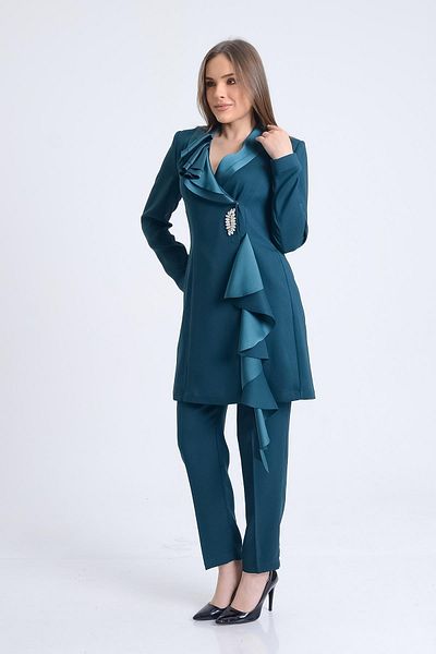 SpringStore Set dublu cu pantaloni smarald