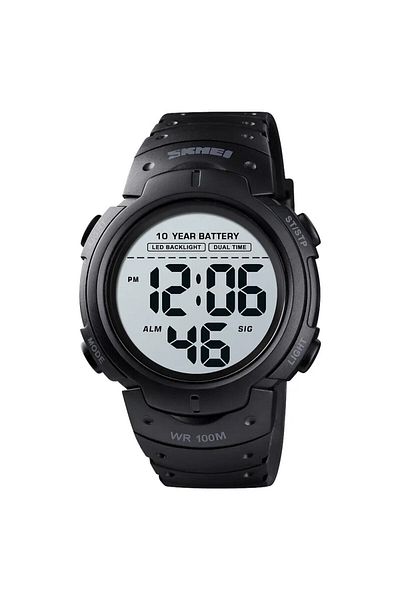 Skmei 156St 10 Years Battery Life Digital Men's Wrist Watch with Stopwatch 1560