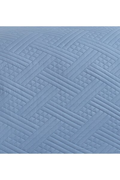 by ballı biocotton Floş Ultrasonik Çift Kişilik Yatak Örtüsü Seti (240x260 , 50x70 )