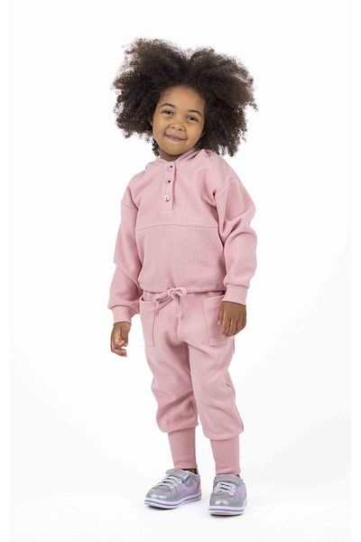 best kids Girl's Powder Soft Textured Jogger Pants