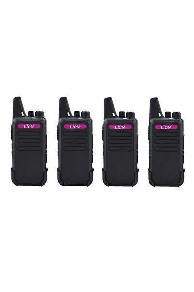 LION PMR 4'lü 446 TYPE-C SARJ Dörtlü El Telsizi
