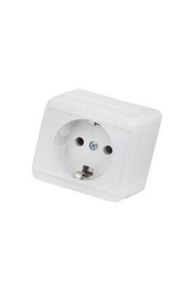 Generic Brand White Surface Mounted Socket 040