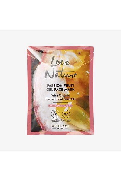Oriflame Passion Gel Face Mask Containing Organic Passion Fruit Seed Oil