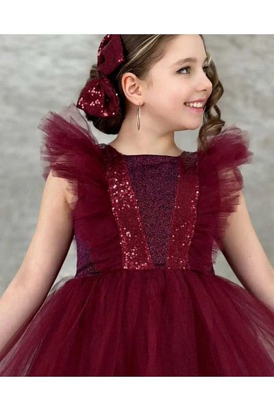 defada Sequin Glitter Tutu Children's Dress