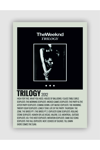 fırsatlar diyarı Trilogy Duvar Posteri - Duvar Dekoru - Kalın Kağıt - Çerçevesiz