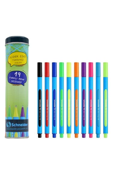 SCHNEIDER Set of 10 Slider Edge Xb(mm) Ballpoint Pen Metal Tube