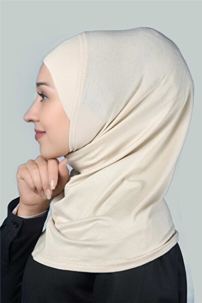 Altobeh Έτοιμο τουρμπάνι πρακτικό κασκόλ Hijab Hijab - Πανί προσευχής - Κρέμα