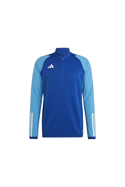 adidas Tiro23 C Tr Top Erkek Futbol Uzun Kollu Antrenman Üstü HU1309 Mavi