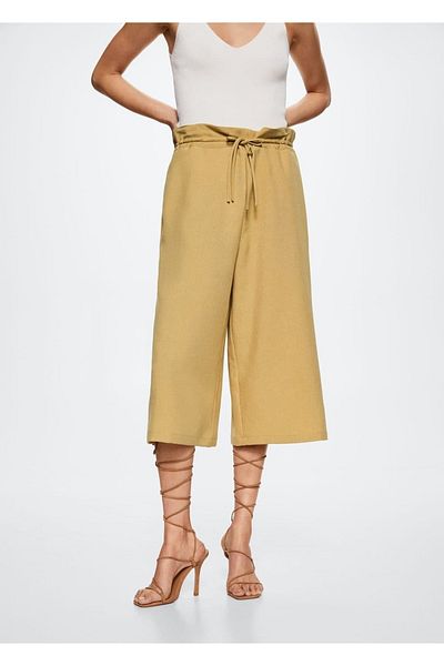 MANGO Woman Pantaloni culotte fluidi