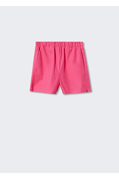 MANGO Woman Pamuklu Bermuda Şort