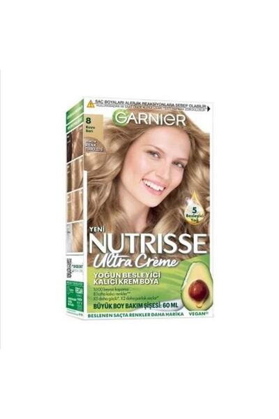Garnier Nutrisse Ultra Creme Saç Boyası 8 Koyu Sarı